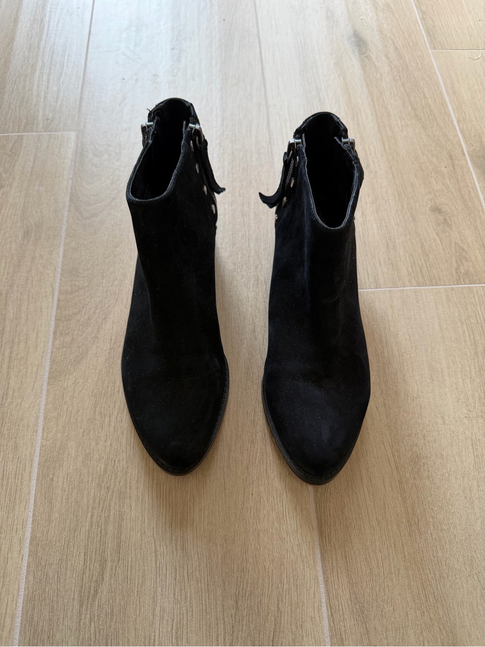 Vince Camuto Black Suede Women's Ankle Boots